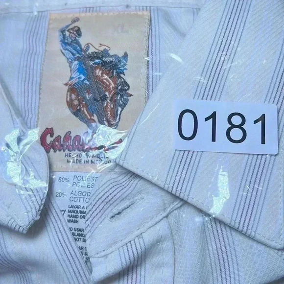 Caballo Loco Western Men's Pearl Snap Button Shirt XL - Picture 6 of 6
